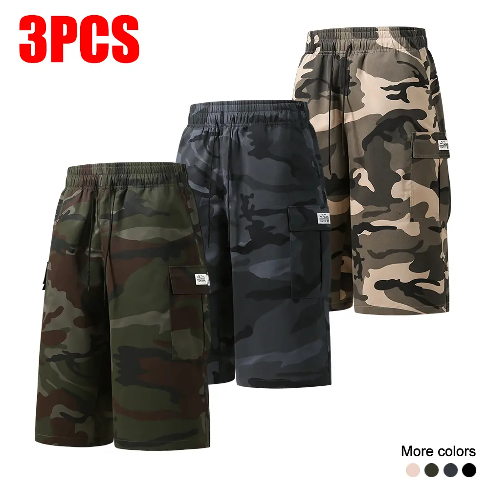 3 Pieces - Army Green + Gray + Khaki