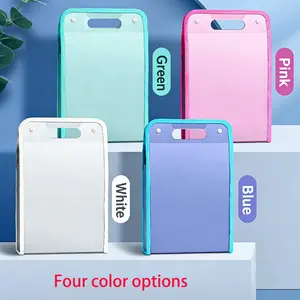 2 Piece Set A4 Student Folder, Multi-Layer File Bag, Large Capacity Exam Organizer, Office Document Storage, Archival Pouch