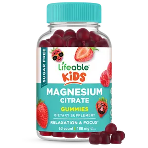 Lifeable Kids Sugar Free Magnesium Citrate Gummies, 60 count