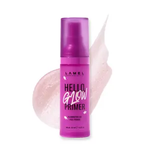 LAMEL Hello Glow Illuminating Gel Face Primer – Smooth Luminous Base
