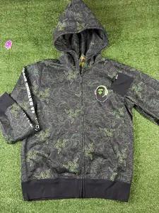Bape X Razer Neon Camo Full-Zip Hoodie Size XL