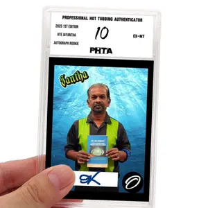 Jayantha Graded 10 Rookie Autograph Card - 2025 1st Edition PHTA Professional Hot Tubbing Authenticator EX-MT