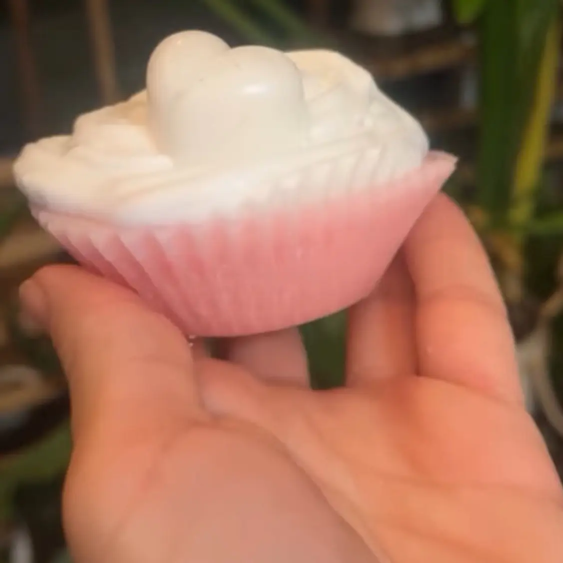 Cupcake candle organic artesanales