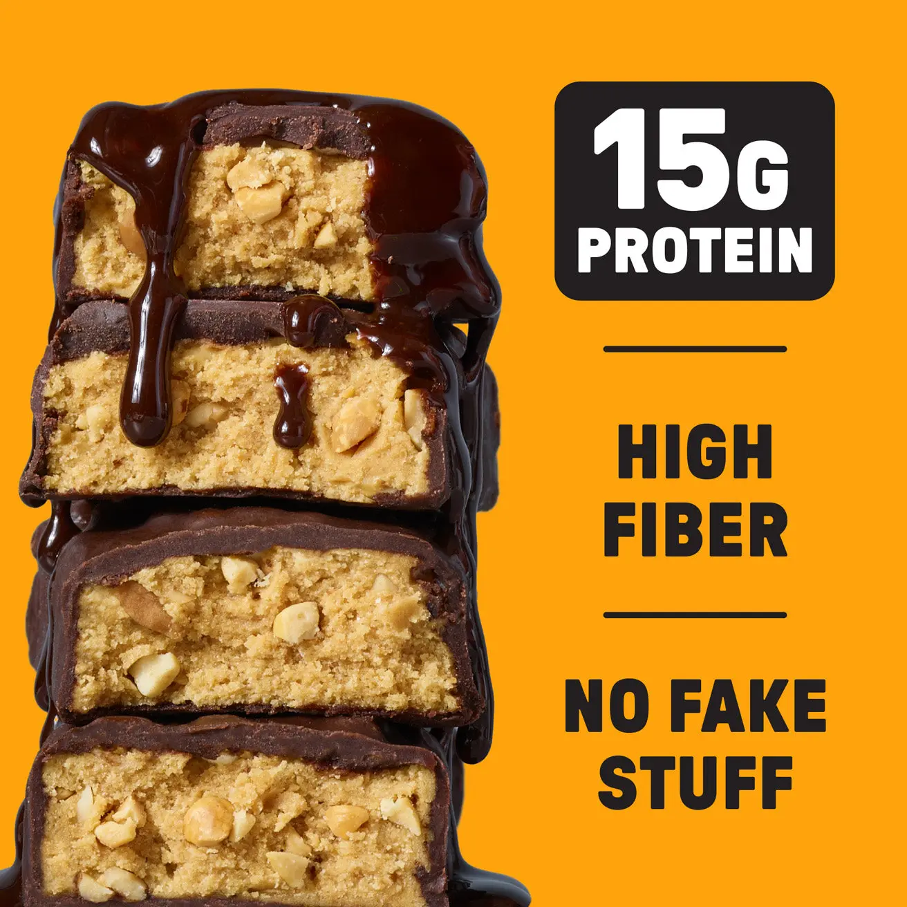 JUNKLESS 12-Count Protein Bar Variety Pack - 15g Protein, 2g Sugar, High Fiber, Gluten Free, Clean Ingredients, No Fake Stuff, Candy Flavor, Chocolate & Peanut Options, Nutritious Snacks