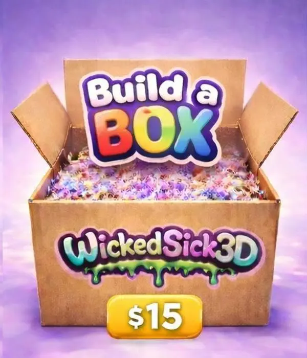 $15 WickedSick3D 3D Printed Build-A-Box TikTok Live Customizable Box with Flexible Selection and Live Packing