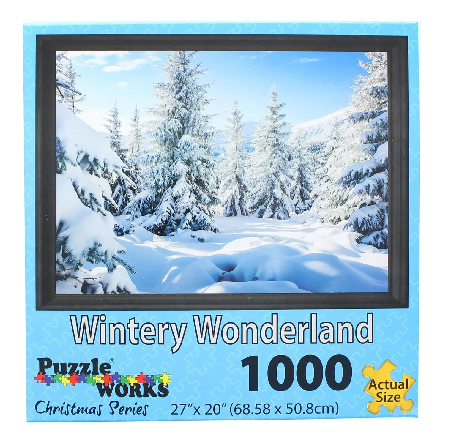 Winter Wonderland 1000-Piece Art Puzzle Game, Creative Gift for Ages 12+, Art Puzzles Gift, Creative Puzzle