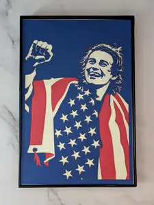 Jack Hughes USA Hockey 2026 Olympics Gold Medal Wall Art 1 no frame