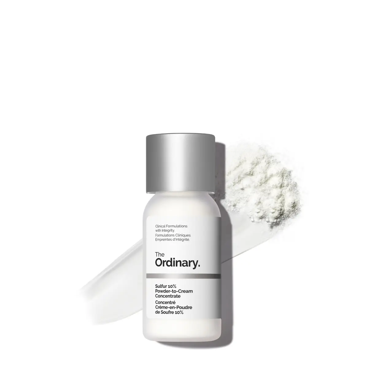 The Ordinary Sulfur 10% Powder-to-Cream Acne Spot Treatment Concentrate, Reduces Pimple Size and Zit Redness, 0.18 Oz The Ordinary Sulfur 10% Powder-to-Cream Acne Spot Treatment Concentrate, Reduces Pimple Size and Zit Redness, 0.18 Oz