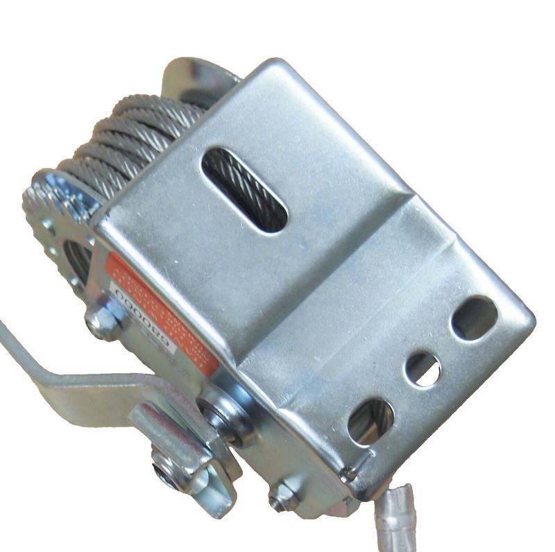 H.D. Hand Winch Gear Steel Cable ATV Towing Trailer Boat 600 LBS