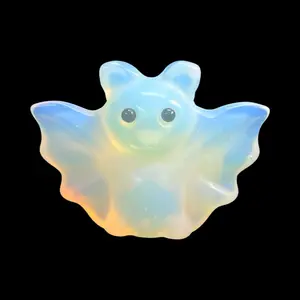 Opalite Bat Carving approximately 2 inches
