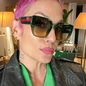 Women's Viral Designer-Inspired Square Sunglasses, UV400 Luxury Eyewear Shades