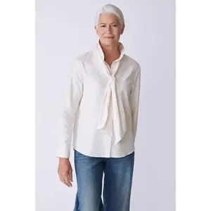 Regency Blouse - Ivory Twill