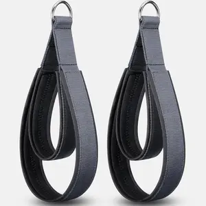 Pilates Straps - Double Loop D-Ring Straps for Reformer, Padded,  Gym Workout