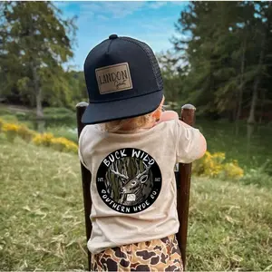 Youth Buck Wild youth shirt (Back side) boy clothing toddler boy stuff gifts for boys clothing tiktok shop family shirt