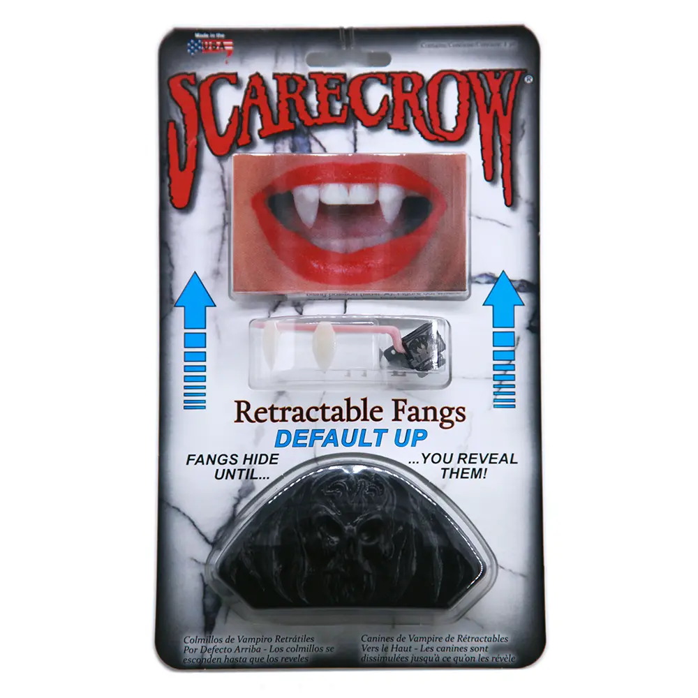 Scarecrow Retractable Fangs "Default Up"