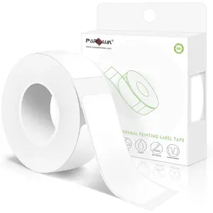 Label Maker Tape,14X50MM(1/2" X1 7/8") Thermal Label Stickers,Thermal self-Adhesive Label Compatible with D30 Label Maker,Thermal Label Paper for /Office/130pcs/Roll White