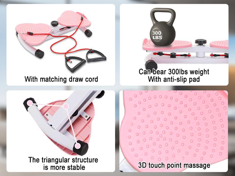 Ab Board Waist Twist Machine and  Women Core Workout Exercise Equipment Portable Waist Toner for Aerobic Exercise TikTokShopBlackFriday