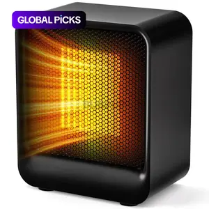 Mini Space Heater, Portable Electric Heaters for Indoor Desk Use, 2025 Upgraded, 500W PTC Ceramic Fast Safety Heat for Office Bedroom Home, Portable Fast Heating