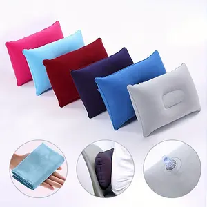 2pcs Comfortable Inflatable Pillow, Suitable for Office, Car, Camping, Hiking and Napping - Supports Neck and Waist, Multifunctional Inflatable Travel Pillow - Suitable for Airplane, Office Nap and Outdoor Adventure Neck Support, Washable