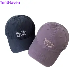 2026 New Retro Washed Used Duck Tongue Hat for Women, Wide brims, Big Face, Small Baseball Hat, Purple Hat, Trendy