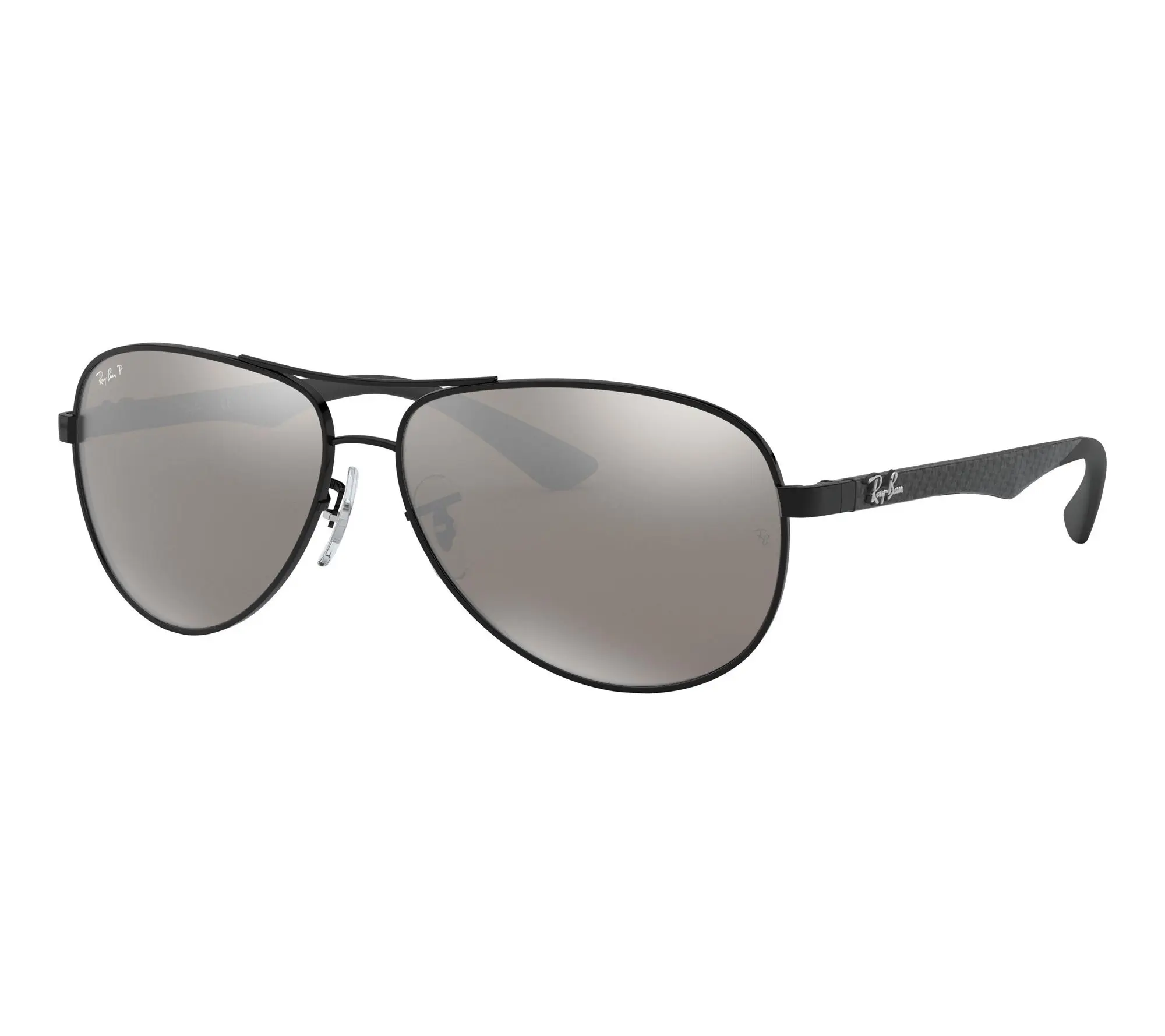 Ray-Ban Polarized Carbon Fibre Sunglasses-PolishedBlack-61mm