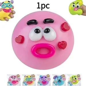 Smushers Squishy - Curiosities Smushers Dog Face Swap Squishy Soft Moldable Cute Slow Rise Relaxing Sensory Fidget Relief Anxiety Stress Fun with Interchangeable Faces for Tactile Play Fun