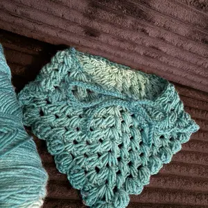 Crochet Bandana Hair Scarf