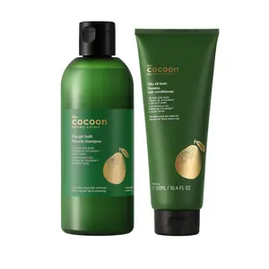 Cocoon Pomelo Hair Shampoo & Conditioner Bundle - 100% Vegan, Sulfate-Free, Anti-Frizz, Moisturize, Repair, Suitable for All Hair Types, 10.5 fl oz Each