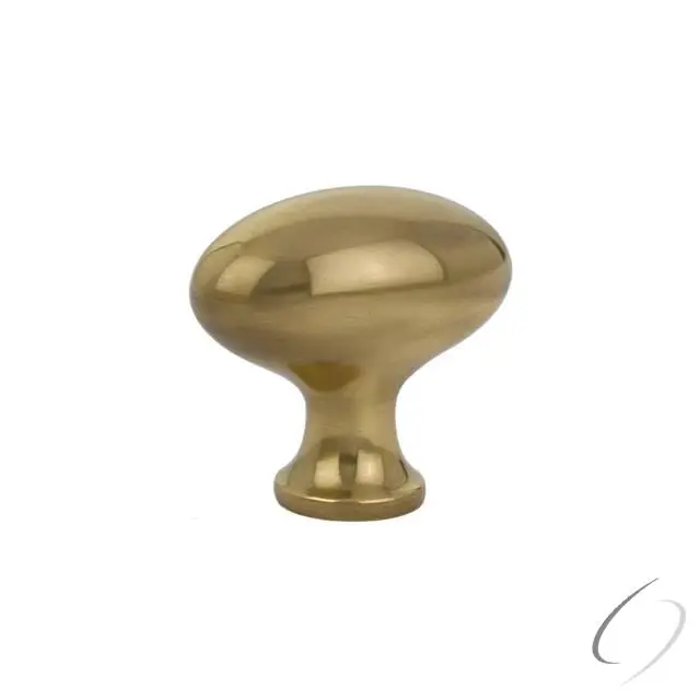 Emtek 86124US7 1.75 in. Egg Cabinet Knob - French Antique Brass Finish, Solid Metal-Finish Round Handle Decorative Mushroom-Shaped Doorknobs, Metal-Finish Doorknobs
