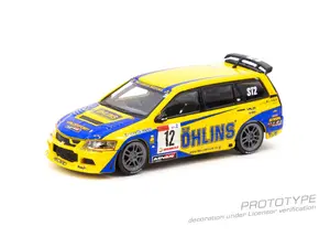 TARMAC WORKS 1:64 Scale Mitsubishi Lancer Evolution Wagon 9580015716161 - Super TAIKYU Series 2006 Round 313th, Detailed Design, Miniature Model Car