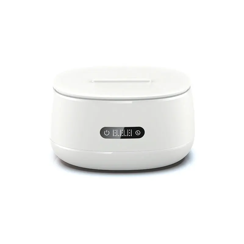 Uten 600ml Ultrasonic Cleaner Machine - Household/Commercial Cleaning Equipment with 5 Timer Settings, Quiet Operation, Auto Shut-Off, Basket, Watch Holder - Ideal for Bathroom Counters, Dressing Tables, Rings, Glasses, Retainers