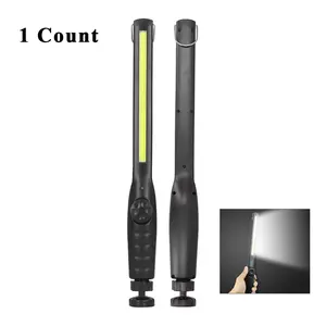 COB LED Car Repair Work Light, Rechargeable Flashlights Portable Wireless Magnetic Multi-Function Inspection Lamp, Outdoor Lighting Home Garage Emergency, USB Work Light