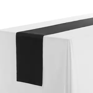 REGALWOVEN 10 Pack Satin Table Runner, Long Polyester Table Runners for Party and Banquets 12x108 Inch