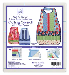 Quilt As You Go Coverall Adult Bib