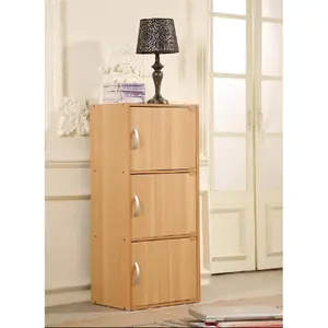212 MAIN 3-Door Cabinet, Rectangle Shape, Contemporary Home Decor for Textiles & Soft Furnishings Storage