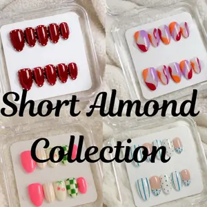 Press On Nails Short Almond Collection