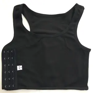 Transgender Tomboy FTM Chest Binder Adjustable Affordable Mesh Breathable and Strong Compression Tank Top Trans Bra Binder