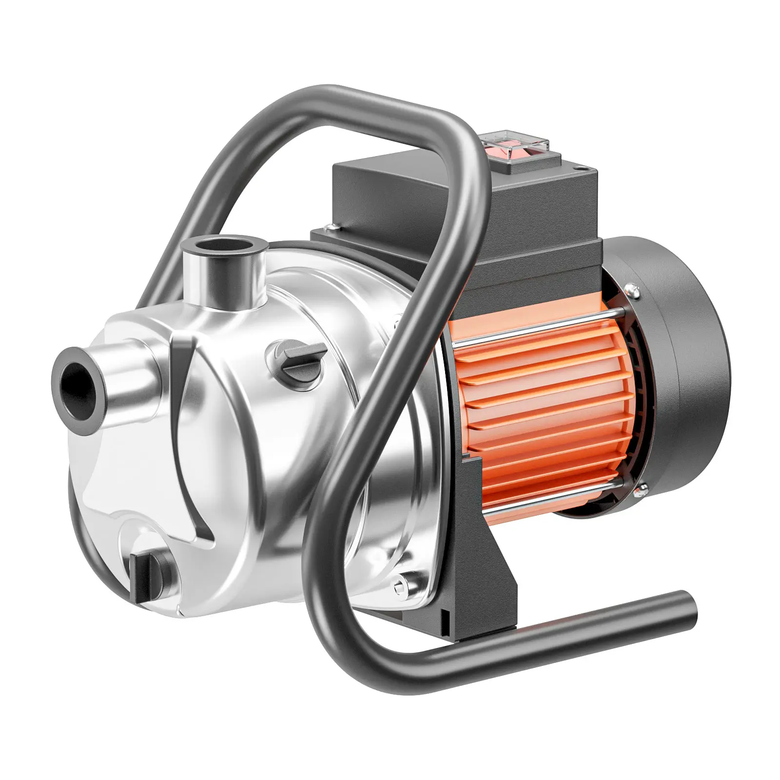 Shallow Well Pump 1.8 HP 1500 GPH, Electric Booster Pump for Efficient Water Delivery, with Reliable Booster Function for Daily Water Transfer, for Farm Irrigation Lawn Watering Gardens and Residential Water Supply