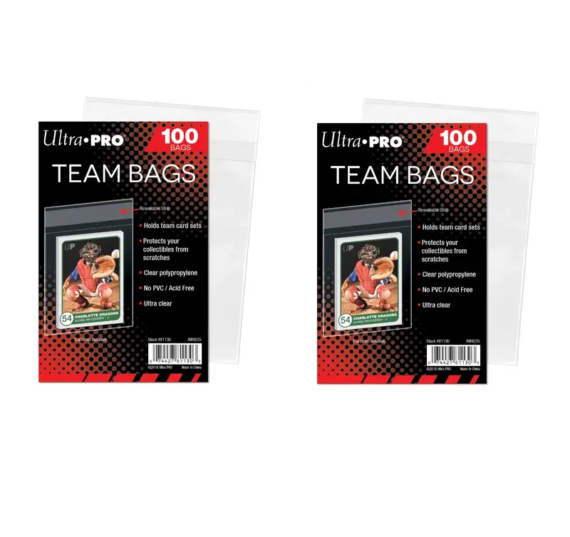 3000 PRO SAFE Graded Card Sleeves Resealable Team Bags, Standard Size, Acid-Free 3000 PRO SAFE Graded Card Sleeves Resealable Team Bags, Standard Size, Acid-Free