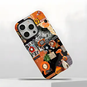 South Park Aesthetic Phone Case – Colorful Cartoon Character Artwork, Shockproof & Scratch Resistant Cover, Compatible with iPhone 17/16/15/14/13/12/11 Pro Max/Plus/Air