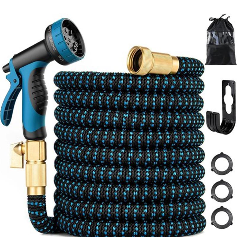 100FT 4X Stronger Deluxe Heavy Duty Expandable Flexible Garden Water Hose for Gardening & Outdoor Use Strong Construction Versatile