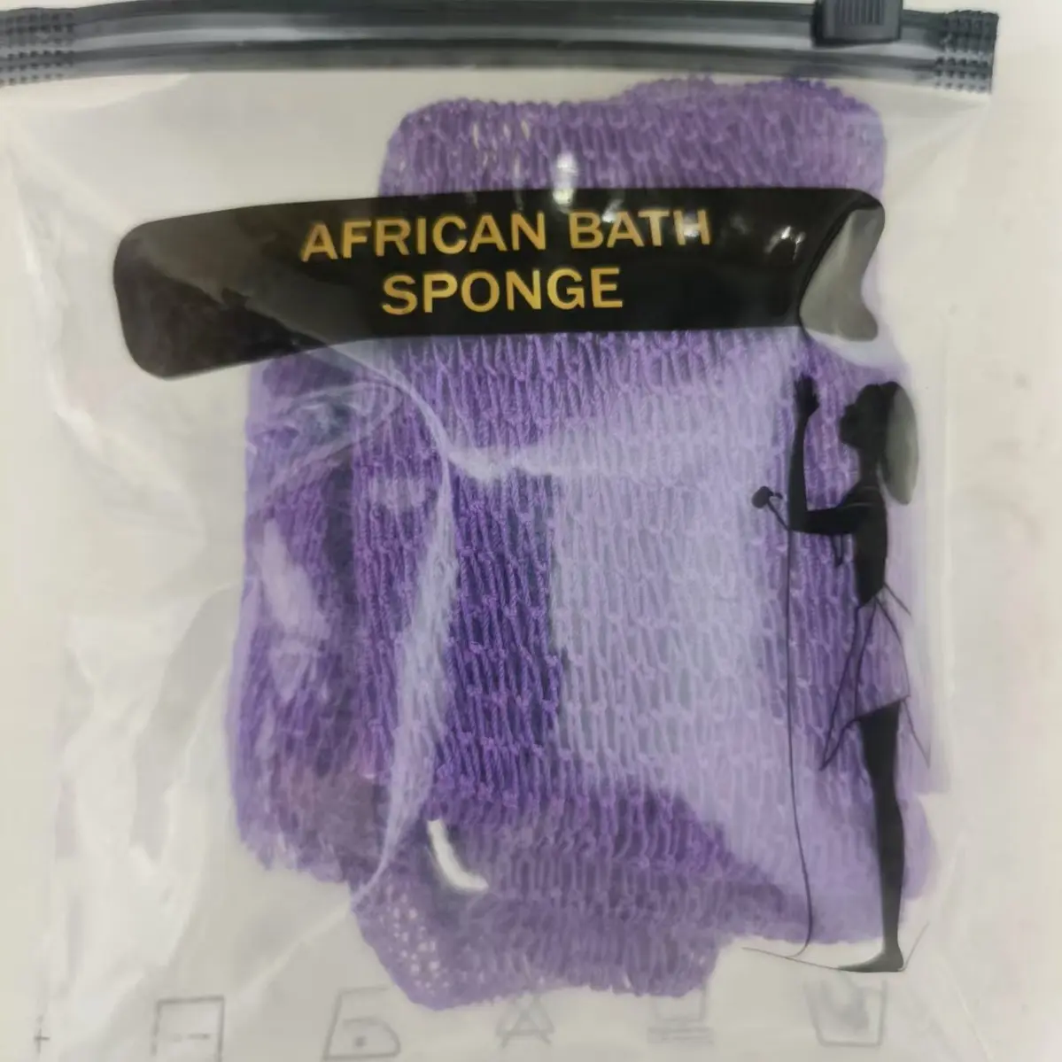 African Style Exfoliating Net Sponge,Ethically sourced from Nigeria - Porous, Hygienic & Quick-Drying Exfoliating Bath Net