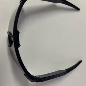 Smart Sports Glasses with 8MP Camera, 2K Photo/1200P Video Recording Wearable Glasses, IP54 Waterproof Multifunctional Wireless Audio Bluetooth Glasses with Headphone, Outdoor Sports Polarized Sunglasses with AI Voice Assistant, UV Protection Eyeglass