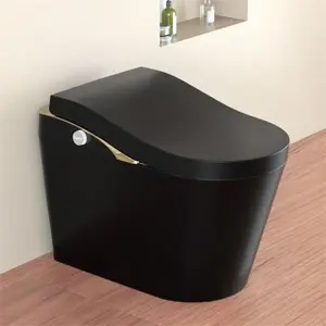 Bellemave  Tankless Modern Smart Toilet With Bidet, Auto Flush, Auto Open/Close,Heated Seat, Warm Water and Dry, Foam Shield Function White