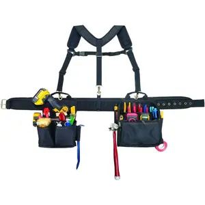 CLC 1608 Electrician's Lift Combo Tool Belt, 28,Black