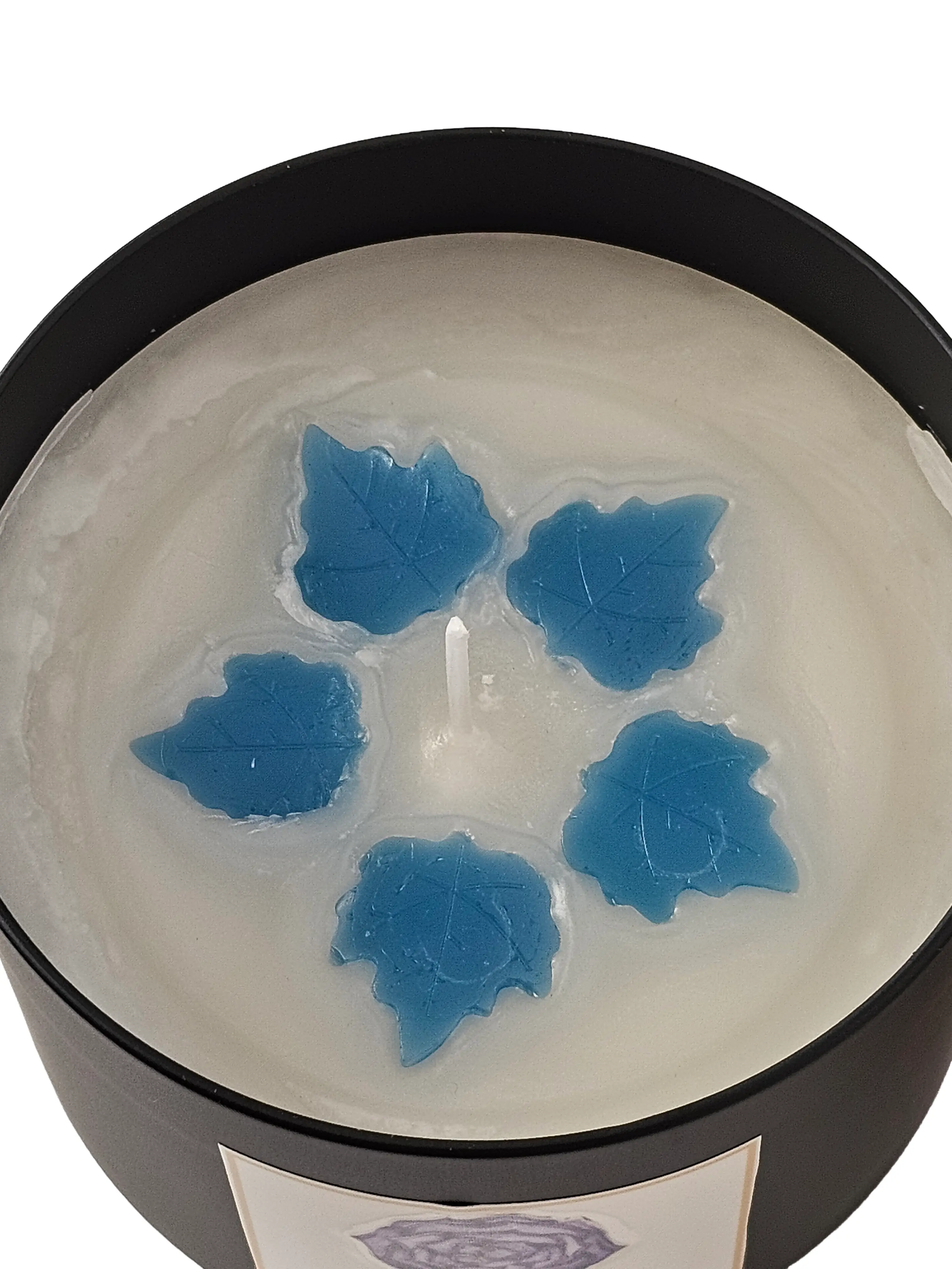 Frosted Herb Garden Aromatherapy Candle for Relaxation, Essential Oil-Infused Health & Wellness Support