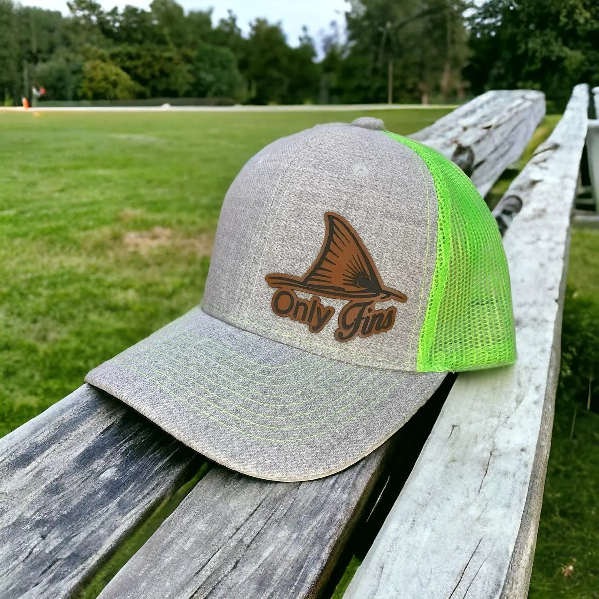 Only Fins  112 style hat funny, fish, hat