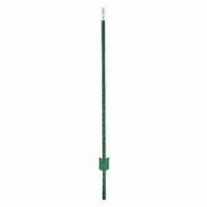 CMC Steel  Green T-Post 5.5 ft. with Clips American