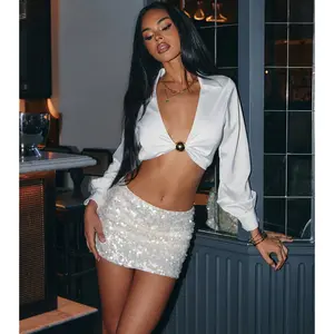 Glitz Mode Sequin Mini Skort