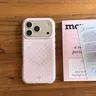 Magnetic Round Edge Dual Layer Polka Dot Phone Case for Apple iPhone 18 Pro Max, Fashionable French Style, Elegant Design, Protector